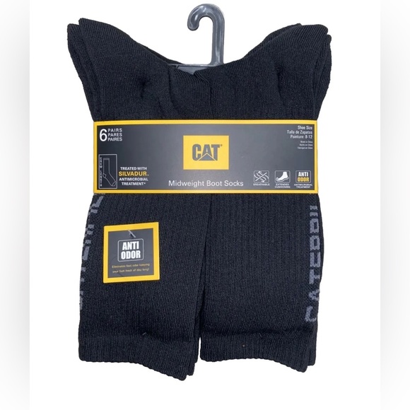 CATERPILLAR CAT MidWeight cushioned work Boot socks - Picture 1 of 4